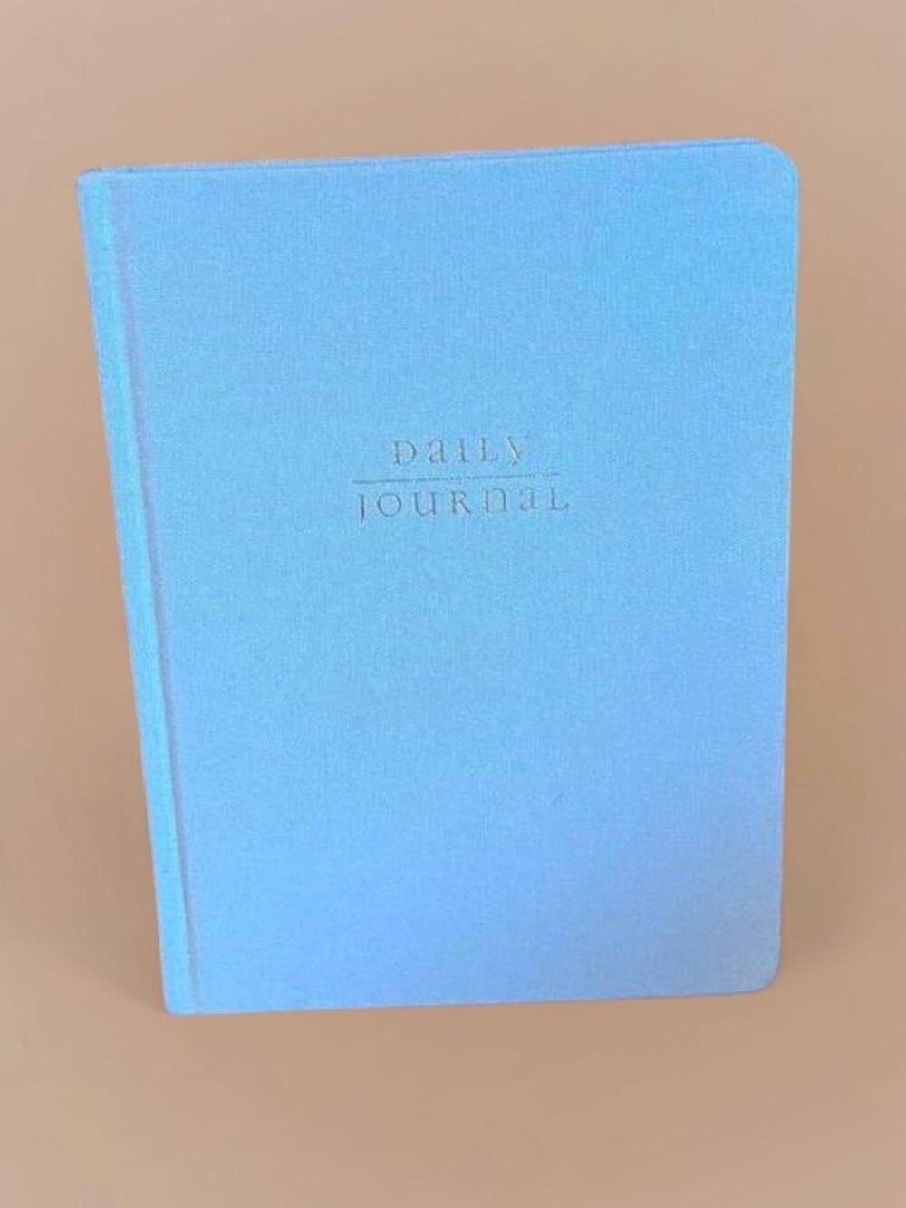 Sky Blue Linen Daily Journal